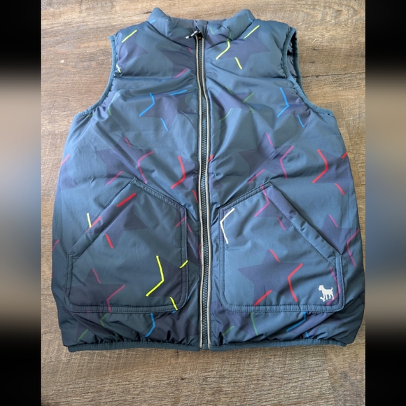 Mini Boden Reversible puffer Vest Size 9-10Y - Picture 5 of 8